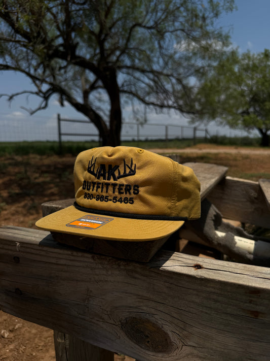 AK Outfitters Hat - Biscuit / Black