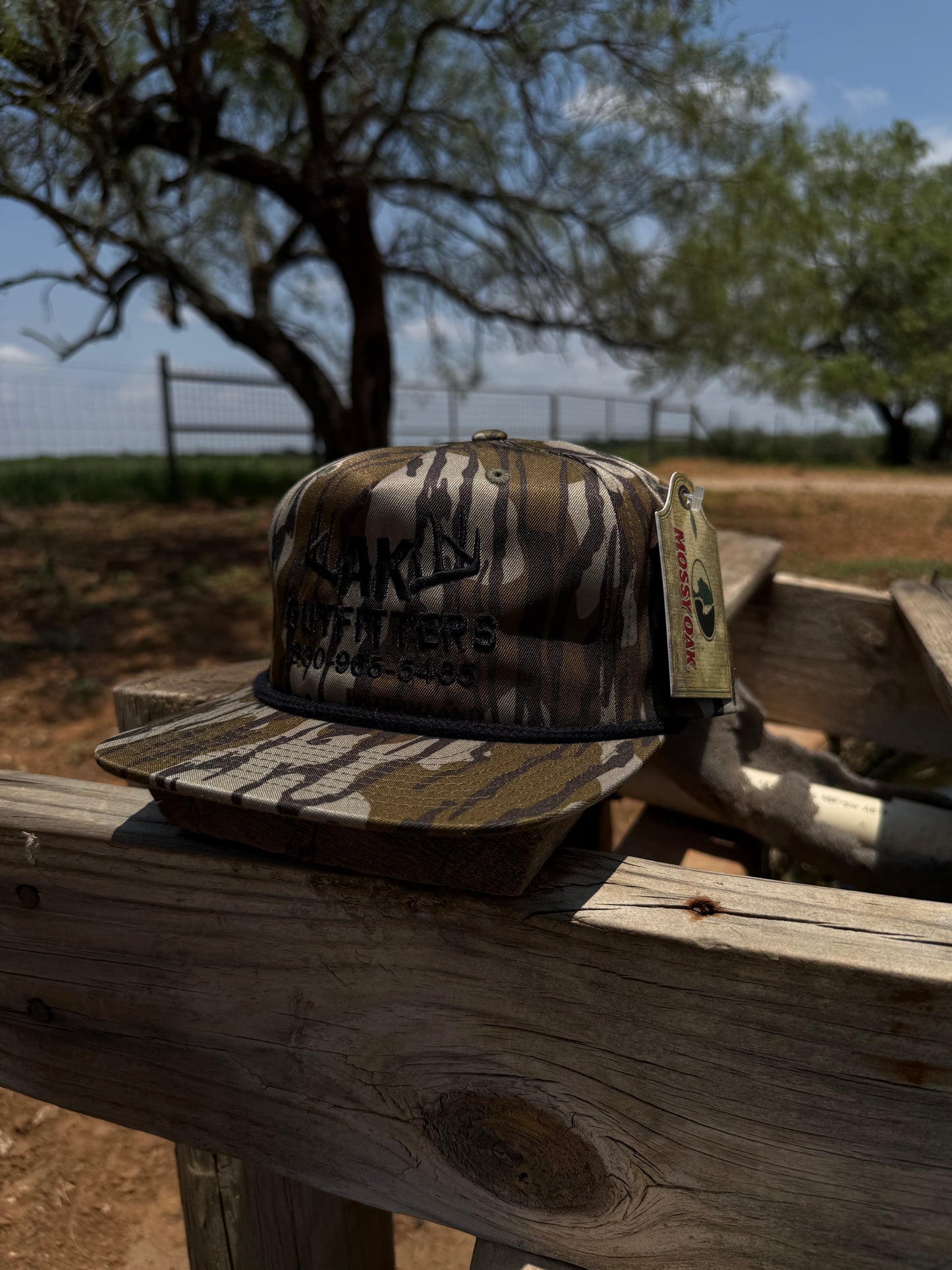 AK Outfitters Hat - Mossy Oak Bottomland / Black