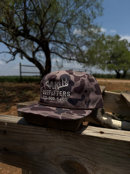 AK Outfitters Hat - Bark Duck Camo / Brown